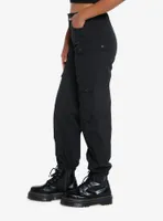 Black Cargo Jogger Pants