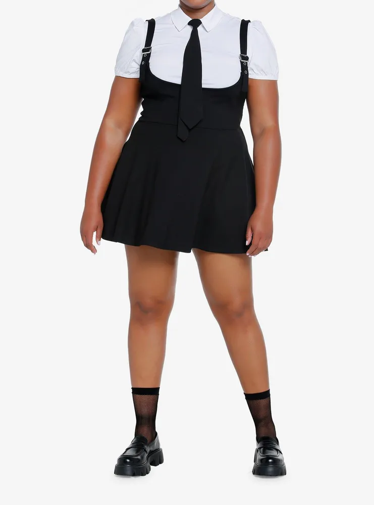 Hot Topic Cosmic Aura Woven Button-Up Corduroy Twofer Dress Plus