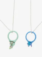 Disney Lilo & Stitch Scrump Stitch Ring Best Friend Necklace Set