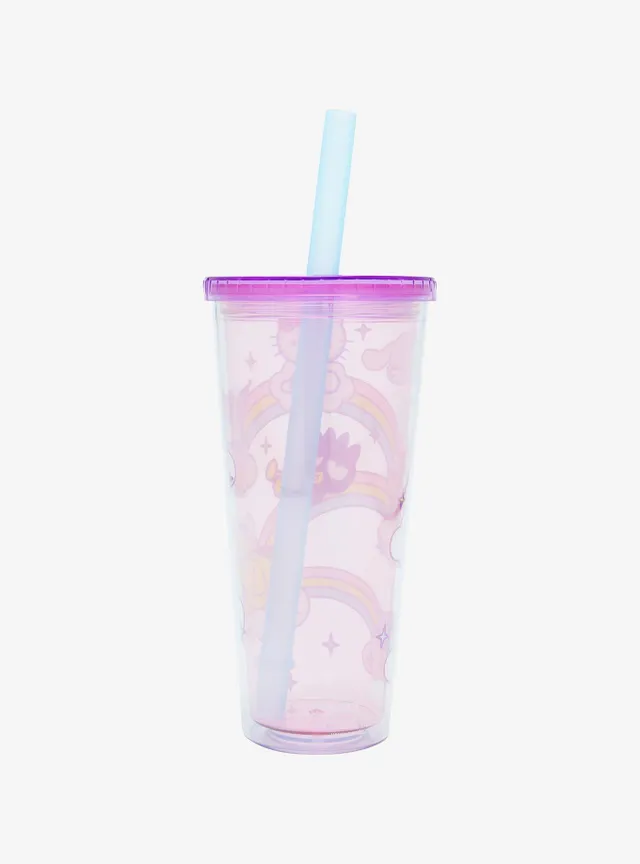 Sanrio Hello Kitty Strawberry Desserts Carnival Cup with Straw Charm