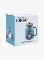Studio Ghibli My Neighbor Totoro Umbrella Totoro Lidded Mug with Spoon - BoxLunch Exclusive