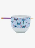 Disney Lilo & Stitch: The Series Stitch & Angel Waves Ramen Bowl with Chopsticks and Spoon