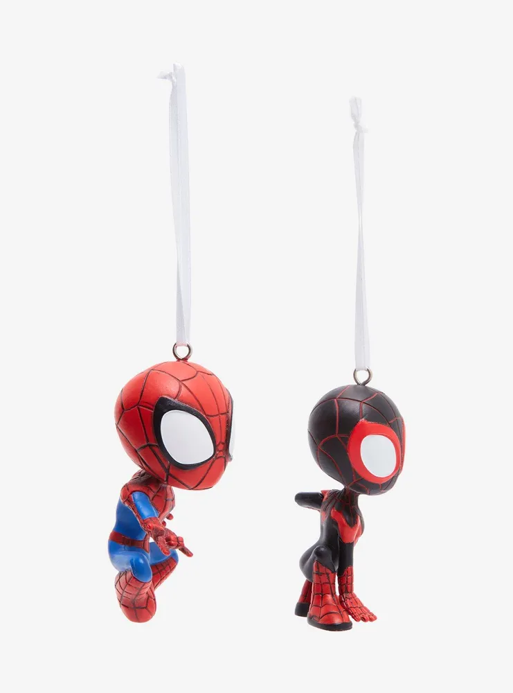 Hallmark Ornaments Marvel Spidey and His Amazing Friends Spider-Man & Miles Morales Ornament Set