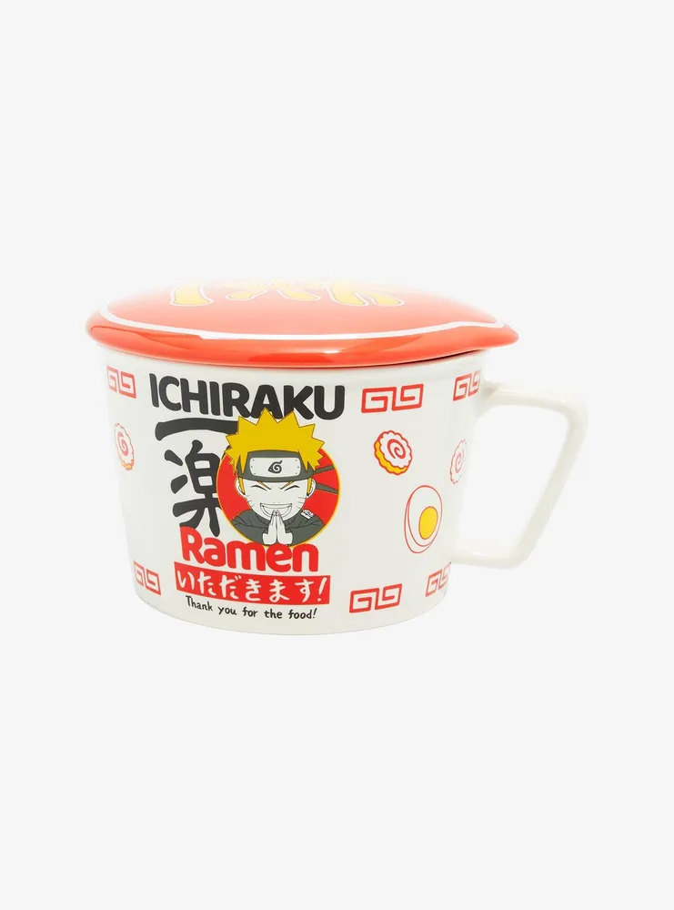 Naruto Ichiraku Ramen Bowl with Lid and Handle