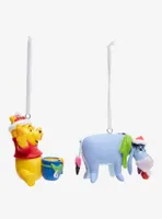 Hallmark Ornaments Disney Winnie the Pooh Eeyore & Pooh Bear Ornament Set 
