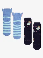 Disney Lilo & Stitch Scrump & Stitch Fuzzy Socks 2 Pair