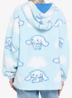 Cinnamoroll Sherpa Girls Oversized Hoodie