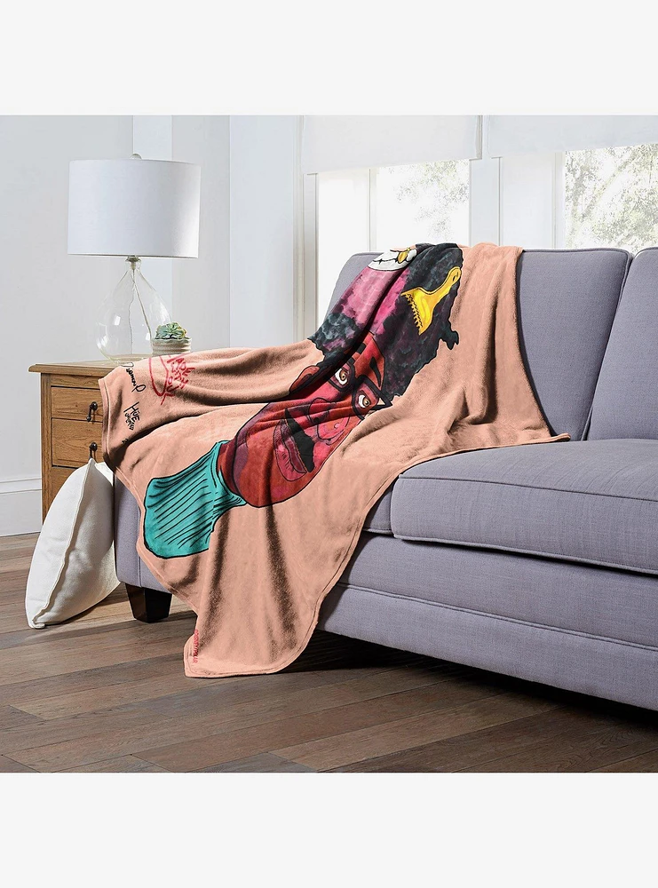 Disney Pixar Soul Joe & His Fro Throw Blanket