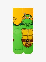 Odd Sox Teenage Mutant Ninja Turtles Michelangelo Portrait Crew Socks