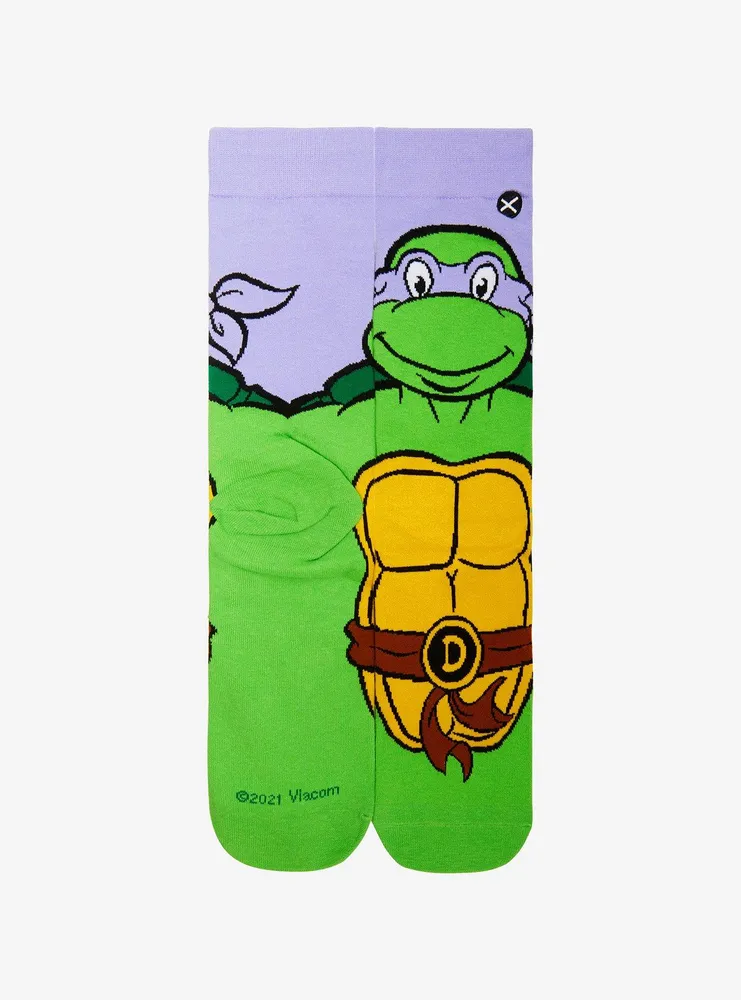 Odd Sox Teenage Mutant Ninja Turtles Donatello Portrait Crew Socks