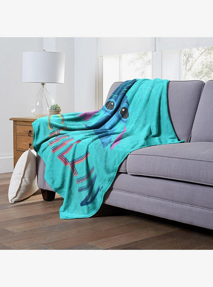 Disney Lilo & Stitch Chillin & Thrillin Throw Blanket