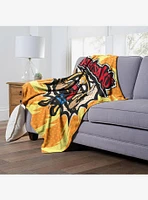 Aggretsuko Rock On Silk Touch Throw Blanket