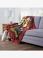 Aggretsuko Shout It Out Silk Touch Throw Blanket