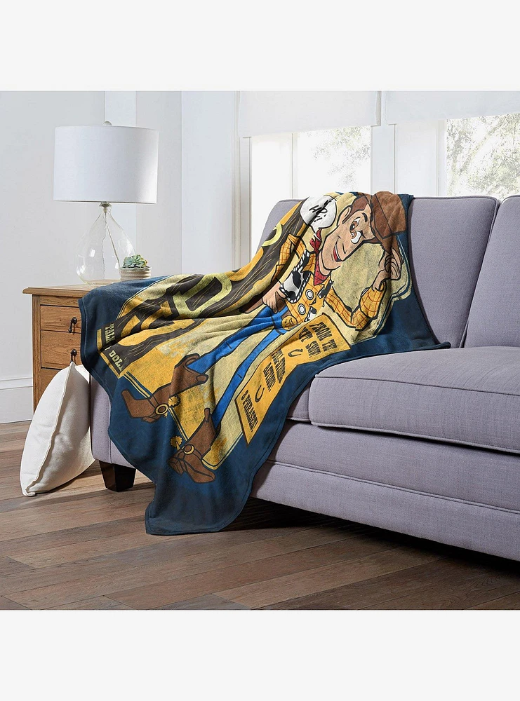 Disney Pixar Toy Story Western Woody Throw Blanket