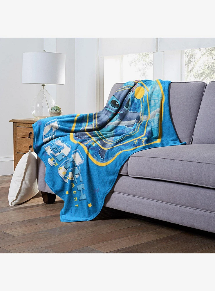 Disney Lilo & Stitch Stitch Experiment Throw Blanket