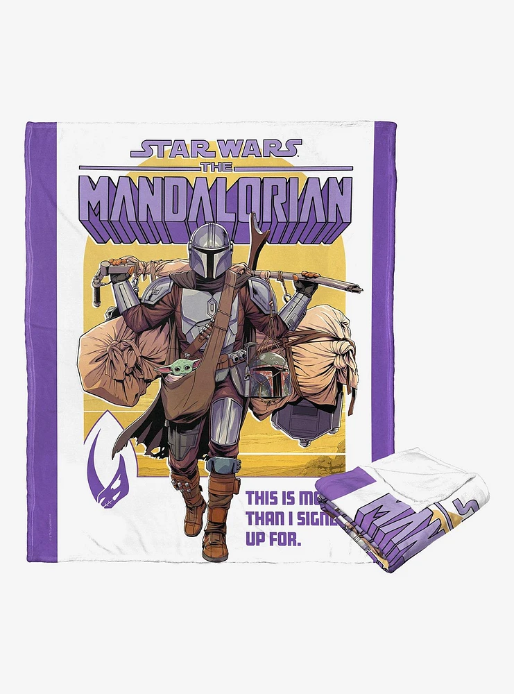 Star Wars The Mandalorian More Than I Signed Up For Blanket