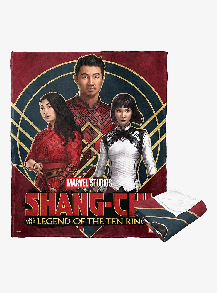 Marvel Shang-Chi Triple Threat Throw Blanket