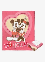 Disney Mickey Mouse Love You Lots Throw Blanket