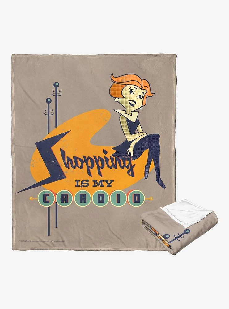 The Jetsons Shopping Workout Throw Blanket