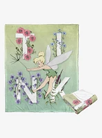 Disney Tinker Bell Botanical Pixie Throw Blanket