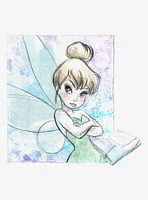 Disney Tinker Bell Posie Poppin Pixie Throw Blanket