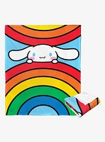 Cinnamoroll Rainbow Roll Silk Touch Throw Blanket