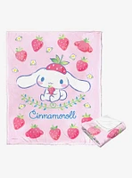 Cinnamoroll Sweet As Strawberries Throw Blanket