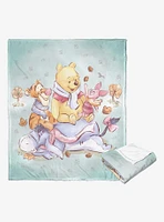 Disney Winnie The Pooh Autumn Happiness Throw Blanket