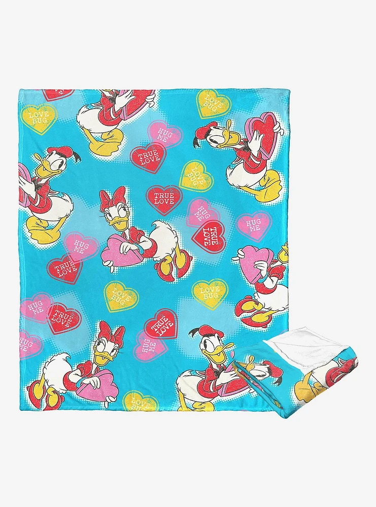 Disney Donald & Daisy True Love Throw Blanket