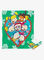 Rugrats Christmas Babies Silk Touch Throw Blanket