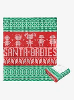 Rugrats Santa Babies Silk Touch Throw Blanket