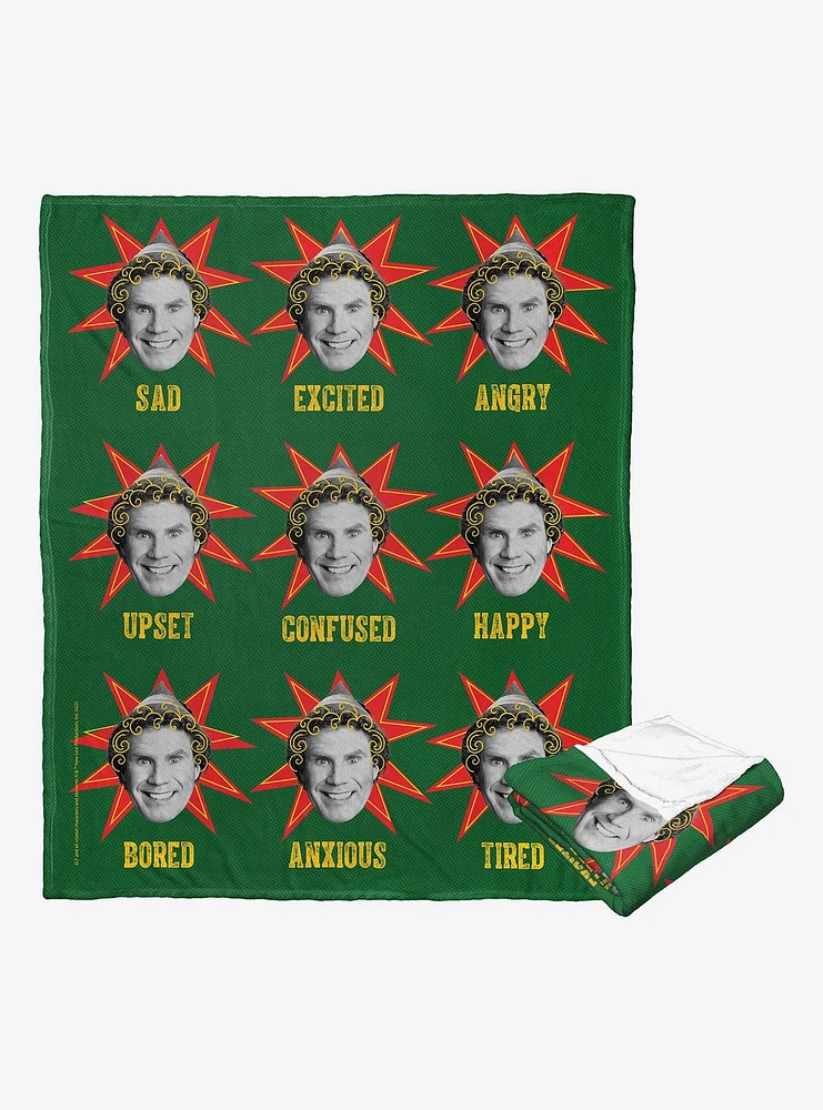 Elf Expressions Silk Touch Throw Blanket