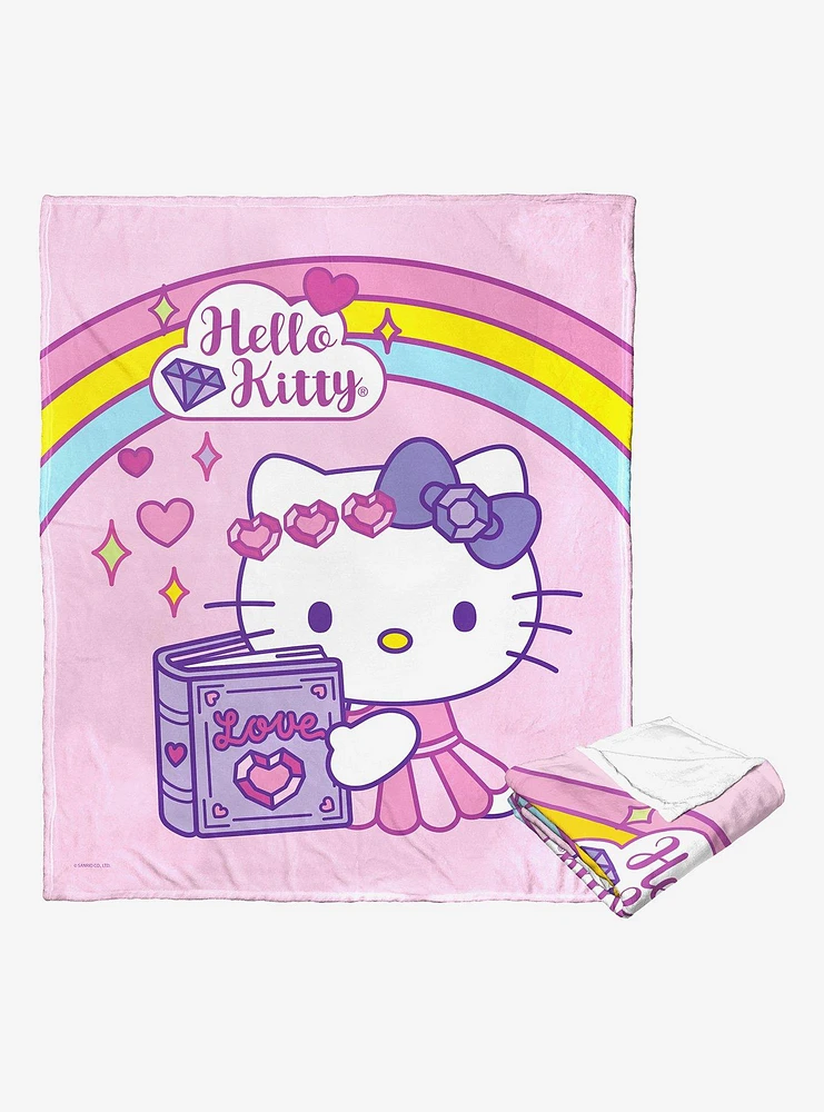 Sanrio Hello Kitty Fairytale Romance Throw Blanket