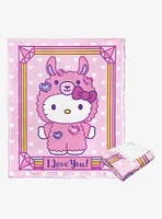 Sanrio Hello Kitty I Love You Throw Blanket