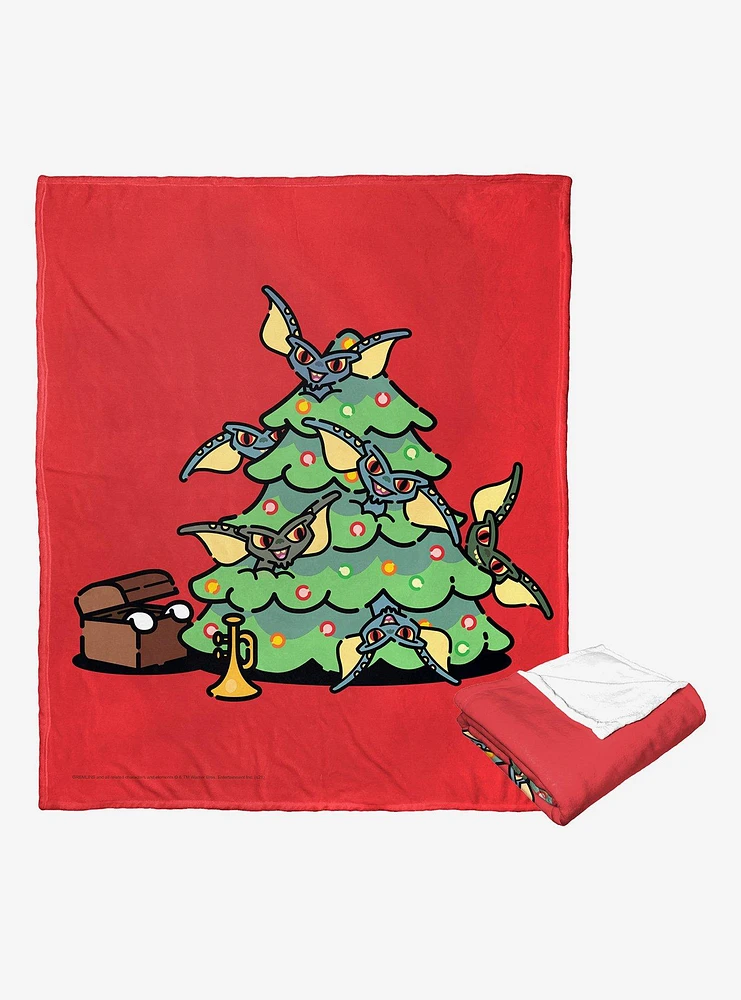 Gremlins Christmas Chaos Silk Touch Throw Blanket