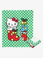 Sanrio Hello Kitty Stocking Buddies Throw Blanket