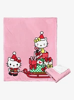Sanrio Hello Kitty Sweet Lil Sleigh Throw Blanket