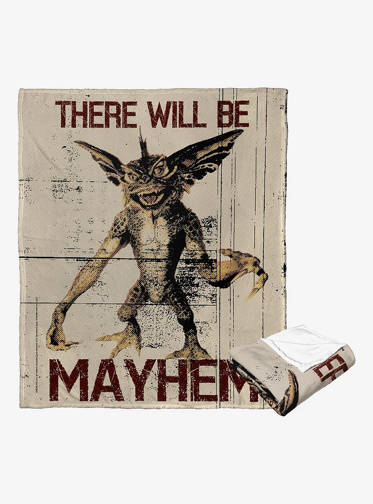 Gremlins Mayhem Time Silk Touch Throw Blanket