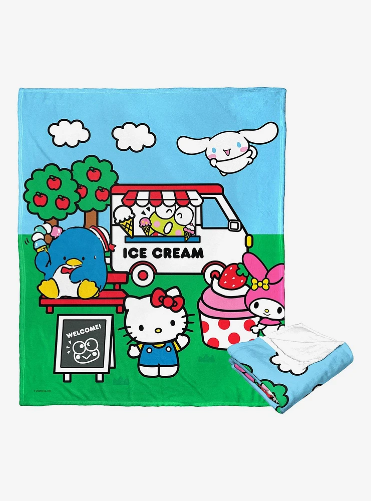 Sanrio Hello Kitty Sweet Spring Treats Blanket