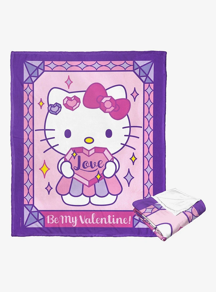 Sanrio Hello Kitty Valentine Love Throw Blanket