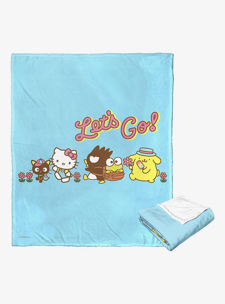 Sanrio Hello Kitty Walk Along Throw Blanket