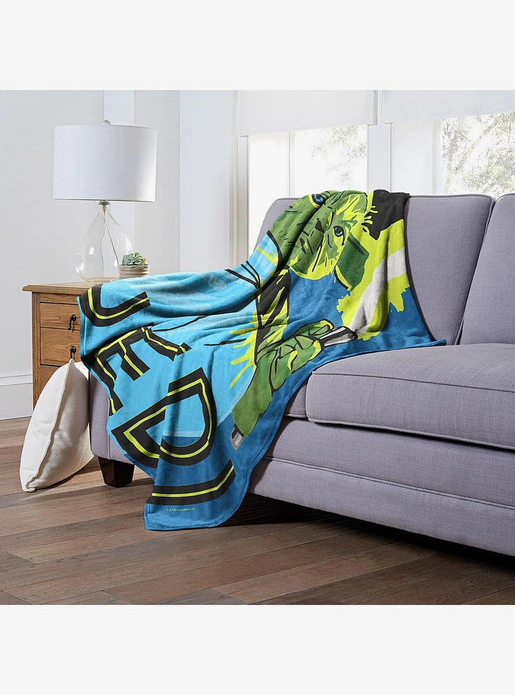 Star Wars Pop Art Jedi Silk Touch Throw Blanket