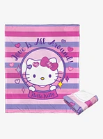 Sanrio Hello Kitty All Around Throw Blanket