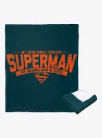 DC Comics Superman Dad Of Steel Throw Blanket
