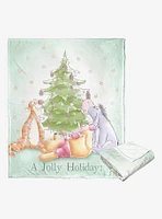 Disney Winnie The Pooh Holiday Gathering Throw Blanket