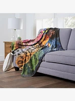 Disney Encanto Jungle Meetup Throw Blanket