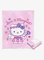 Sanrio Hello Kitty Wand Of Love Throw Blanket