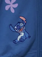 Disney Lilo & Stitch Allover Print Icons Zippered Hoodie - BoxLunch Exclusive
