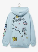 Disney Winnie the Pooh Allover Icons Zippered Hoodie - BoxLunch Exclusive