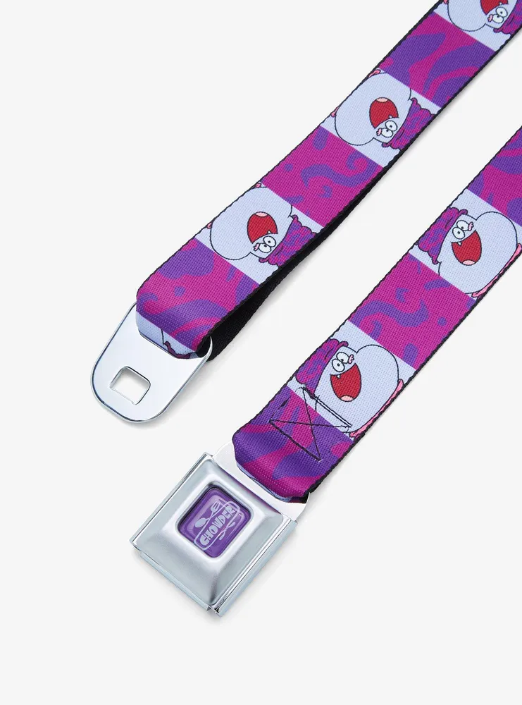 Chowder Purple Swirl Seatbelt Belt